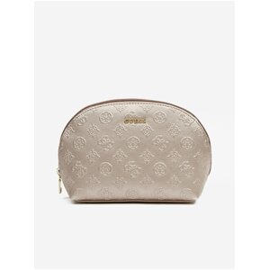 Women's patterned cosmetic bag in rose gold Guess Dom - Ladies
