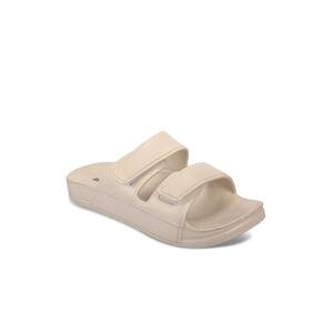 Esem Mules - Beige - Flat