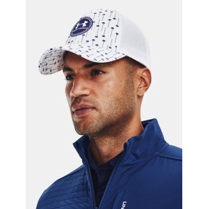 Under Armour Cap Iso-chill Driver Mesh-WHT - Mens