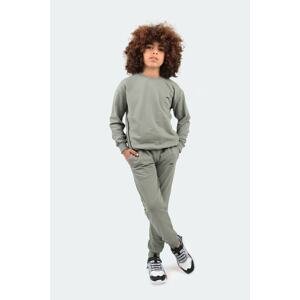 Slazenger Disel Unisex Kid's Tracksuit Suit Khaki