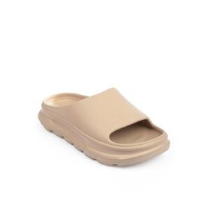 Esem Mules - Beige - Flat