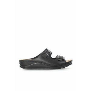 Esem Mules - Black - Flat