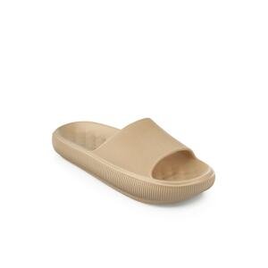 Esem Mules - Beige - Flat