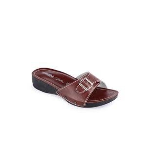 Esem Mules - Burgundy - Flat