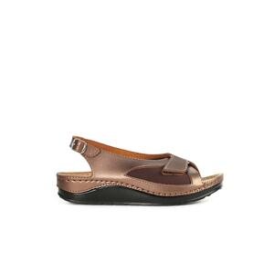 Esem Sandals - Metallic - Flat