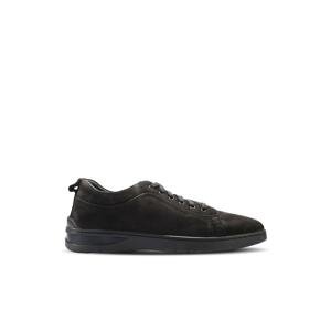 Slazenger Guido Sneaker Men's Shoes Black Nubuck
