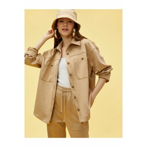 Koton Pocket Buttoned Shirt Jacket