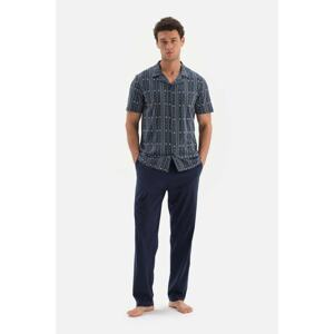 Dagi Pajama Set - Dark blue - Graphic