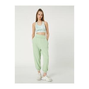 Koton Sweatpants - Green - Straight