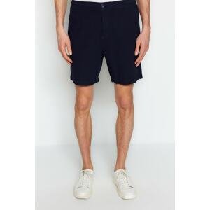Trendyol Shorts - Dunkelblau - Normal Waist