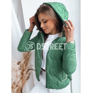 Women's Jacket FLUFFY Green Dstreet