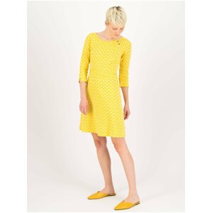 Yellow Women Patterned Dress Blutsgeschwister - Women