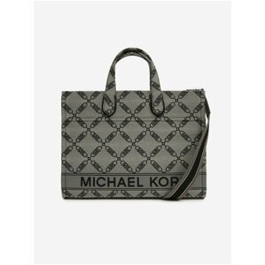 Michael Kors Grab Tote Grey Women's Patterned Handbag - Ladies