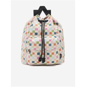 Cream checkered backpack VANS Seeker - Ladies