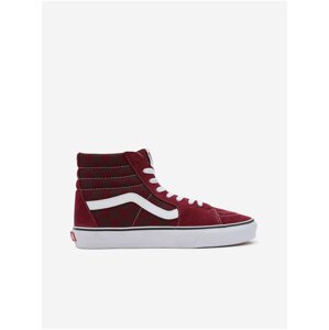 Burgundy suede patterned sneakers VANS - Women