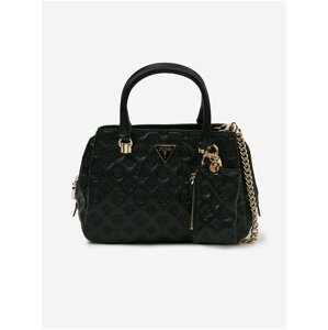 Black Ladies Handbag Guess La Femme Mini Satchel - Ladies