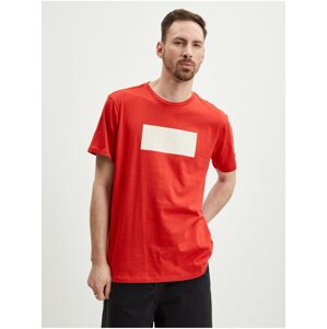 Red Men's T-Shirt Guess Est.1981 - Mens