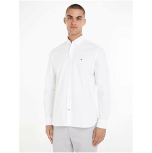 White Men's Shirt Tommy Hilfiger Pigment Garment Dye - Men
