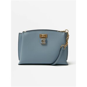 Light blue women's leather crossbody handbag Michael Kors Ruby - Women