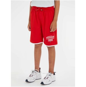 Red boys shorts Tommy Hilfiger Tommy Varsity Sweatshorts TOMMY - Boys