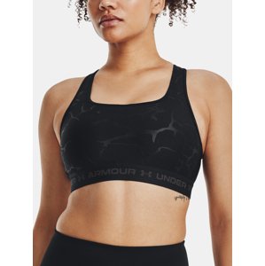 Under Armour Bra UA Crossback Mid Emboss-BLK - Women