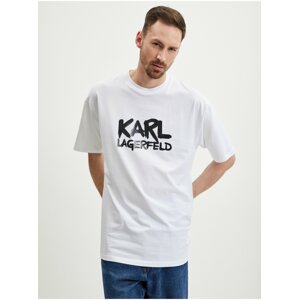 White Men's T-Shirt KARL LAGERFELD - Men