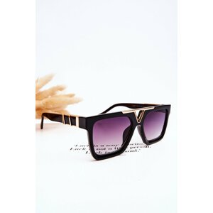 Women's Sunglasses V130037 Black Gradient Purple