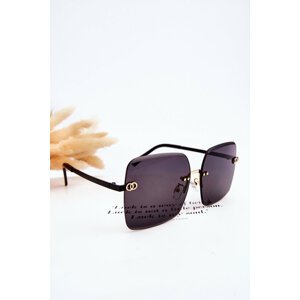 Large Women's Sunglasses 400UV E4721 Black