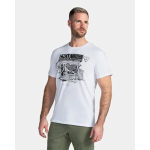 Men's cotton T-shirt KILPI PORTELA-M White