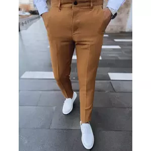 Monochrome camel chino trousers Dstreet for men