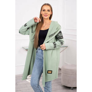 Coatee with subtitles light mint