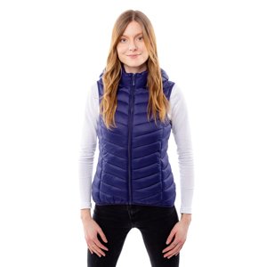 Women's quilted vest GLANO - dark blue