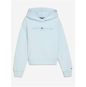 Light blue girls' hoodie Tommy Hilfiger - Girls