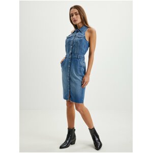 Blue Women Denim Dress Guess Stacie - Women