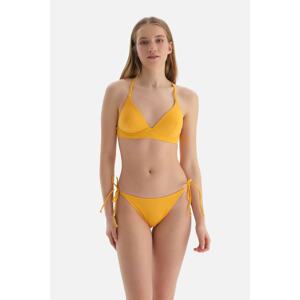 Dagi Yellow Bralette Bikini Top