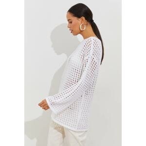Cool & Sexy Blouse - White - Regular fit