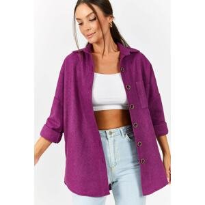 armonika Shirt - Purple - Oversize