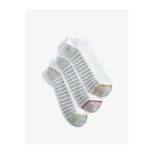 Koton 3-Piece Striped Booties Socks Set