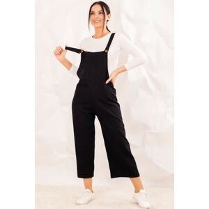 armonika Women's Black Gardener Jumpsuit