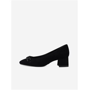 Tamaris Black Suede Pumps for Women - Women's