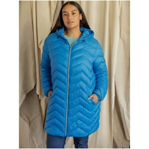 Blue Ladies Quilted Jacket Fransa - Women