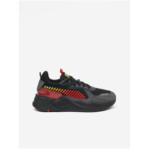 Red and Black Mens Sneakers with Suede Details Puma Ferrari RS-X - Men