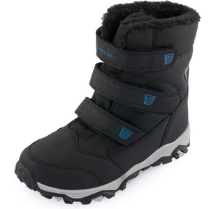 Kids winter shoes ALPINE PRO COLONO electric blue lemonade