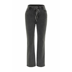 Trendyol Curve Plus Size Jeans - Gray - Bootcut