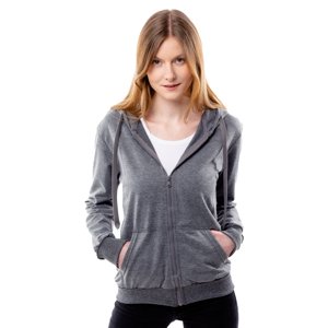 Women's Hoodie with Zipper GLANO - Dark Grey