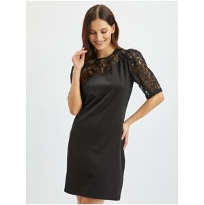 Black women's dress with lace ORSAY