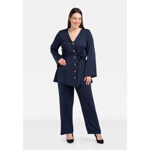 Karko Woman's Jacket X287 Navy Blue