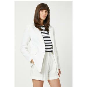 Koton Blazer - White - Regular fit