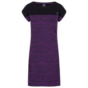 Black-purple women's dress LOAP Abyss