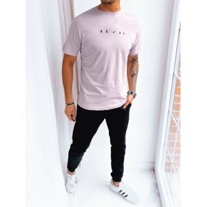 Men's T-shirt with purple print Dstreet